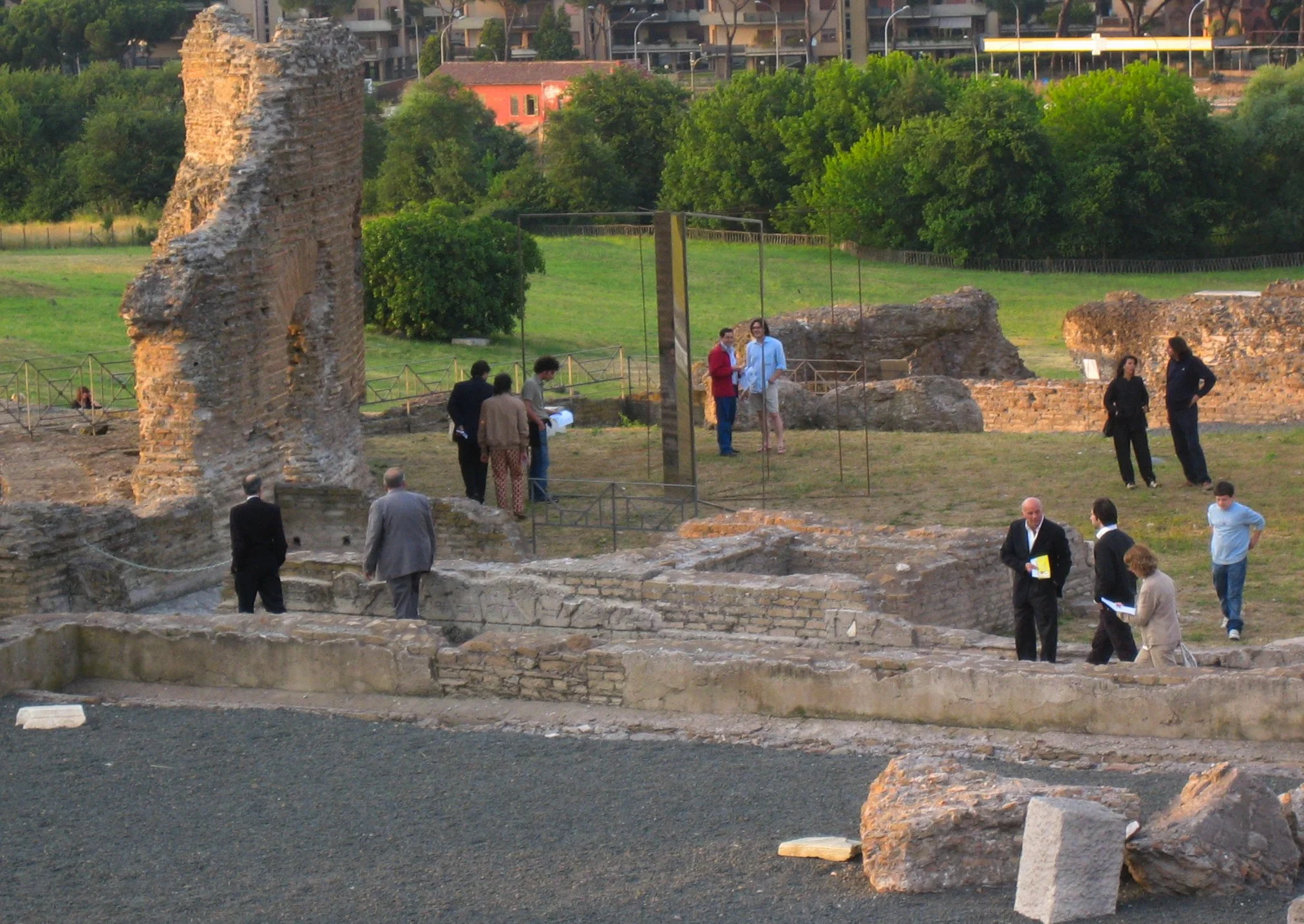 HYPERBOOK site specific- exhibited at Out Art in Roma, Villa dei Quintili Appia Antica