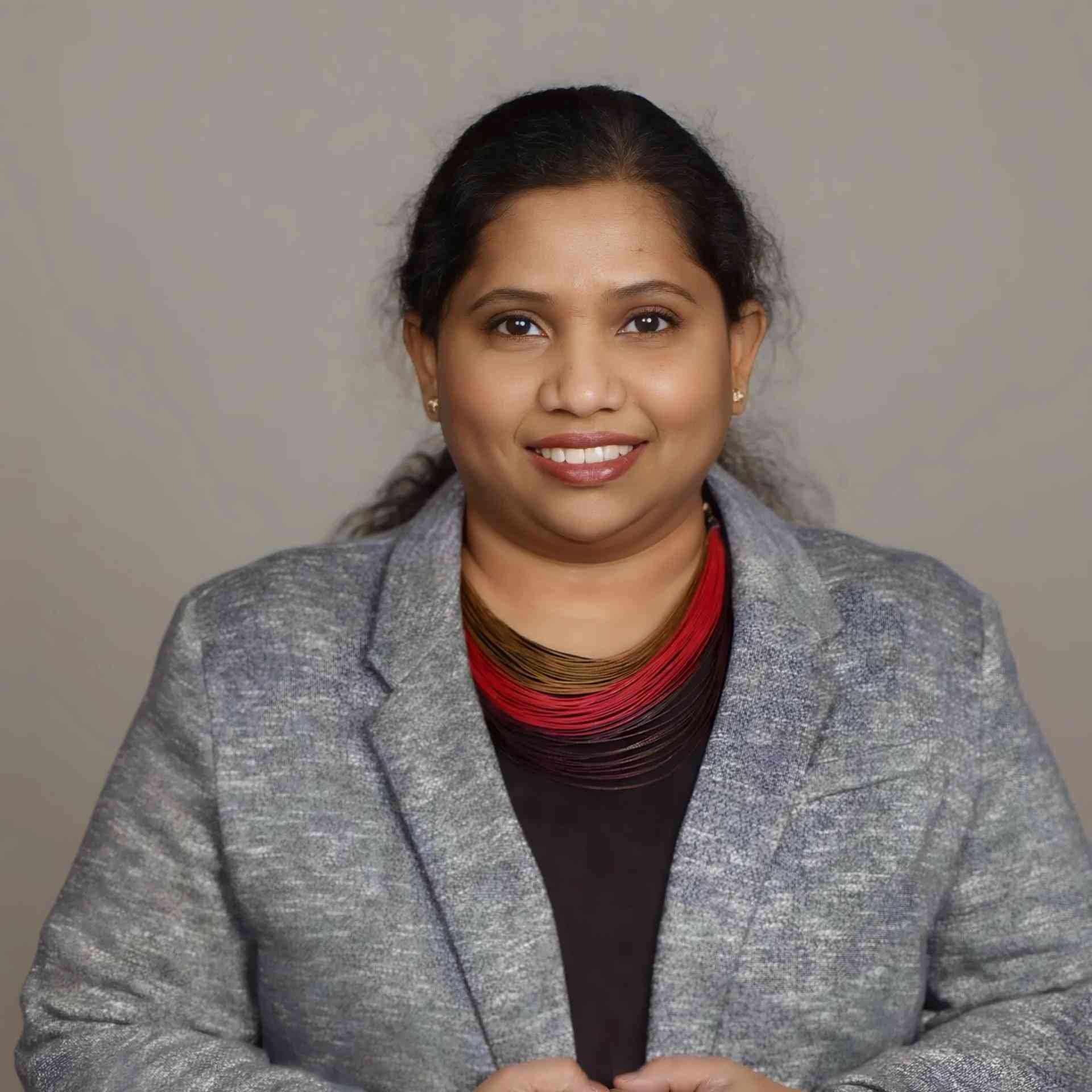 Case manager, Rajita Mandavilli portrait featured on an immigration law firm in San Jose, CA