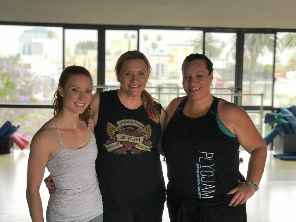 Carrie with Meghan and Stacey at Net Work Out.jpeg