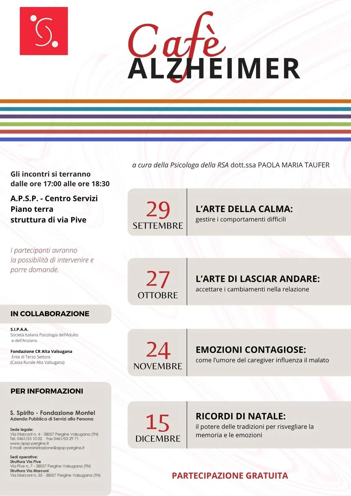 Cafè Alzheimer - L’arte della calma