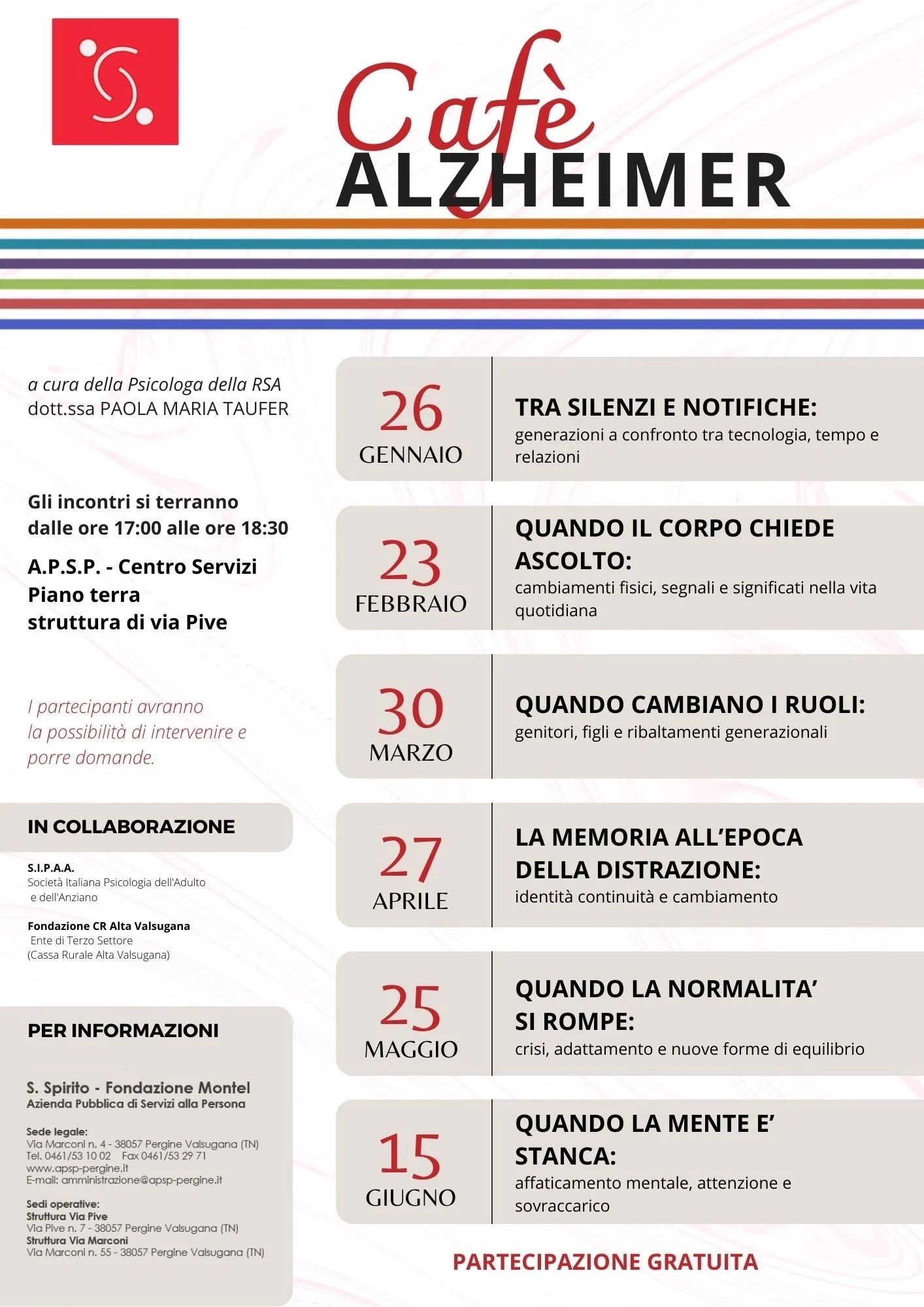 Cafè Alzheimer -Tra silenzi e notifiche: tecnologia, tempo e relazioni