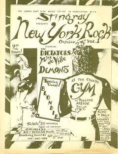  The Demons with New York City legends—Blondie, Mink DeVille and The Dictators. 