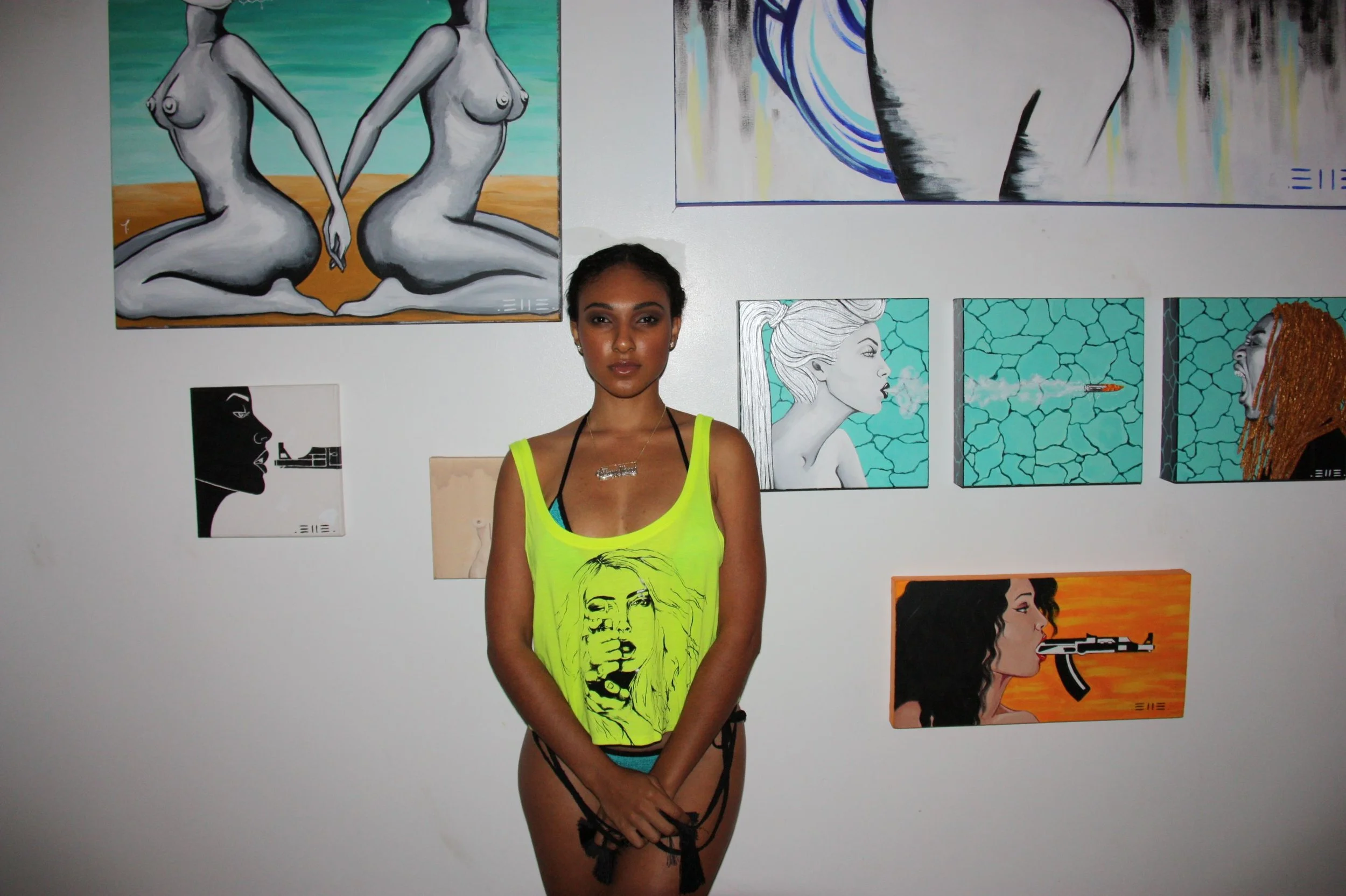 Let the Past Burn Neon Tank