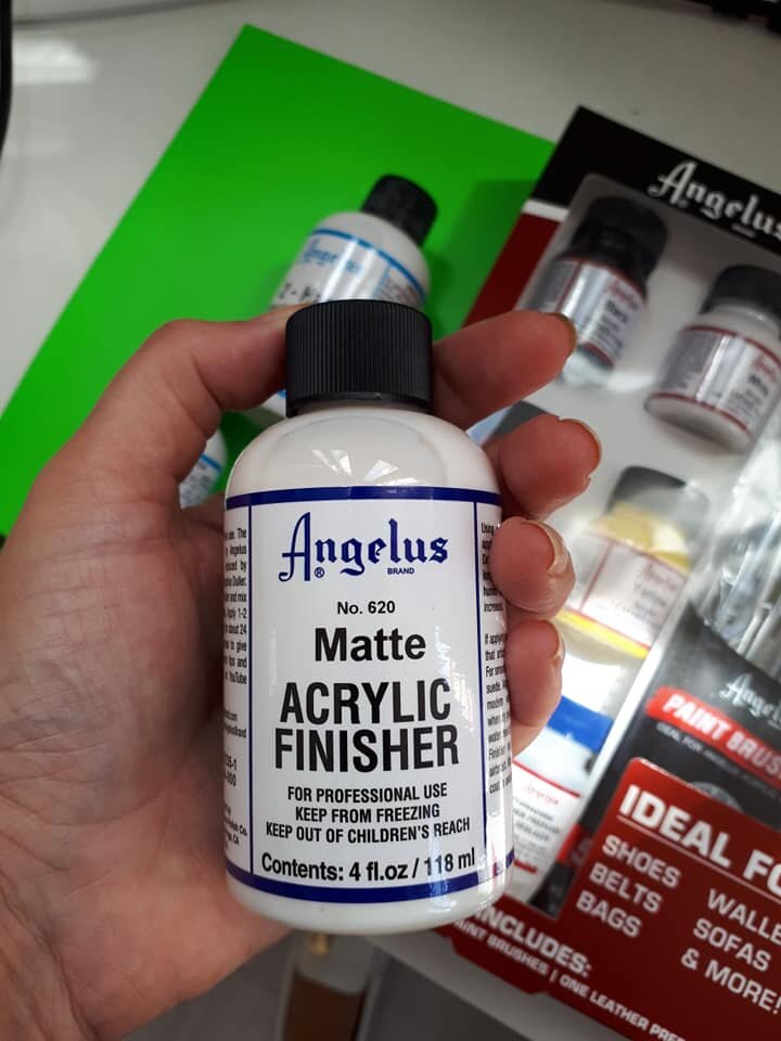  Angelus 620 Matte Acrylic Finisher, 4 Fl Oz (Pack of 1), Clear