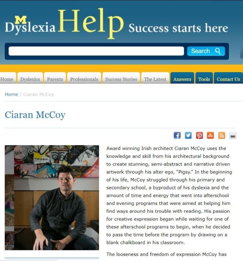 PIGSY talks about dyslexia to Jessica Zhang of University of Michigan for her series of articles on success stories and inspiration about people with dyslexia