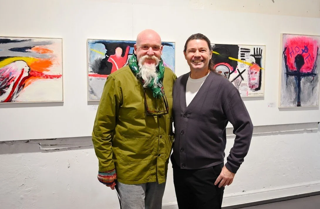 Artist Paul Hughes at PIGSY art exhibition.jpg