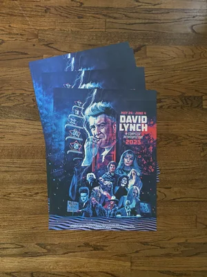 DAVID LYNCH RETROSPECTIVE 2023 POSTER — Talented Friends