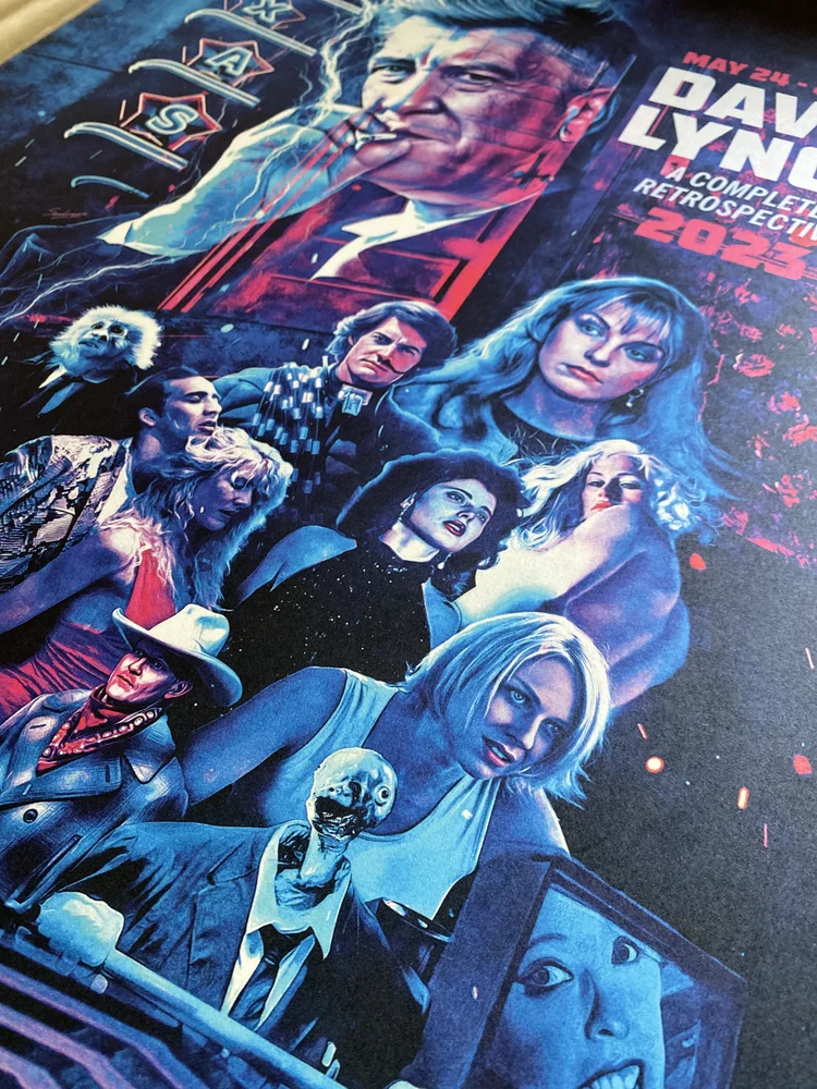 DAVID LYNCH RETROSPECTIVE 2023 POSTER — Talented Friends