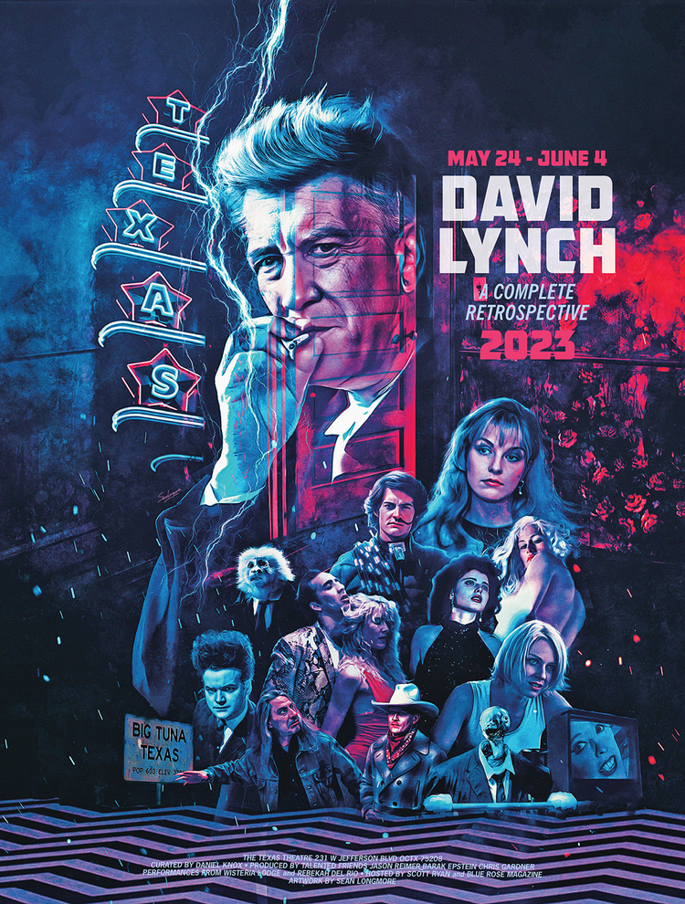 DAVID LYNCH RETROSPECTIVE 2023 POSTER — Talented Friends