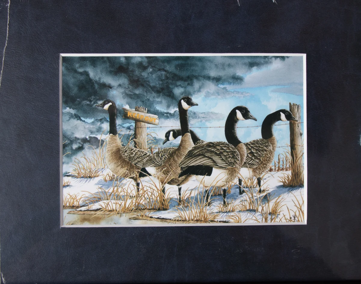 MATTED LITHOGRAPH #MCWU16