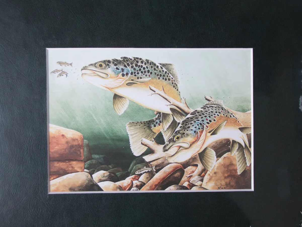 MATTED LITHOGRAPH #MCF18