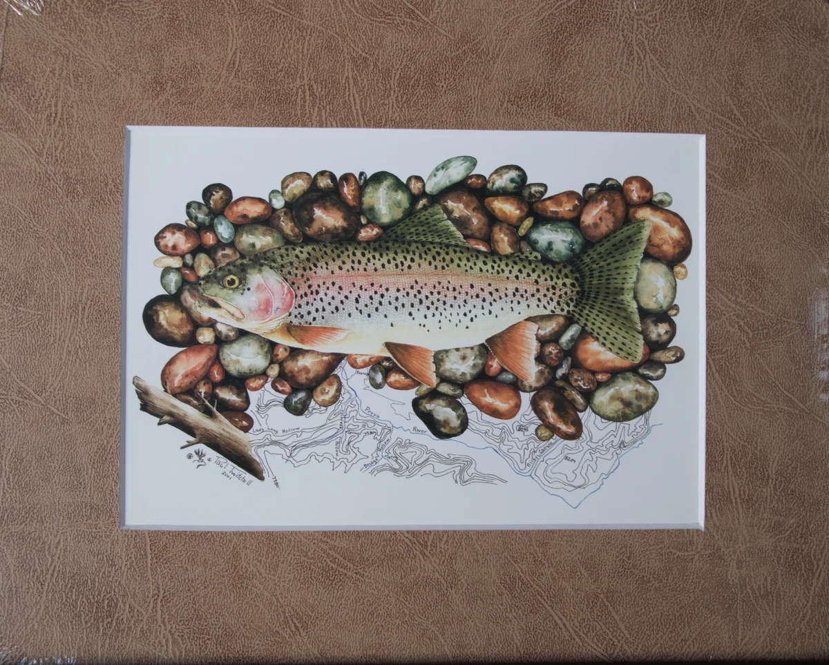 MATTED LITHOGRAPH #MCF25