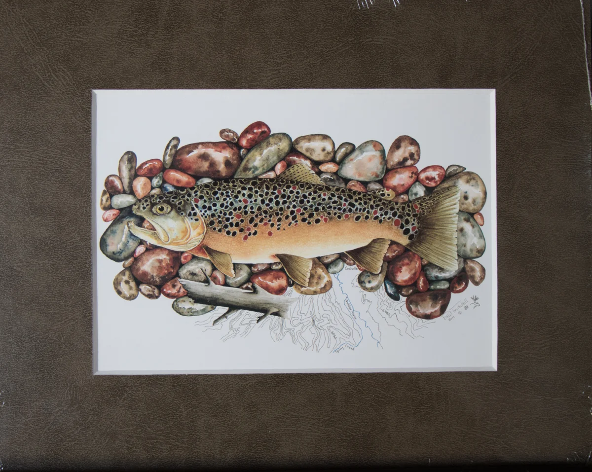 MATTED LITHOGRAPH #MCF29