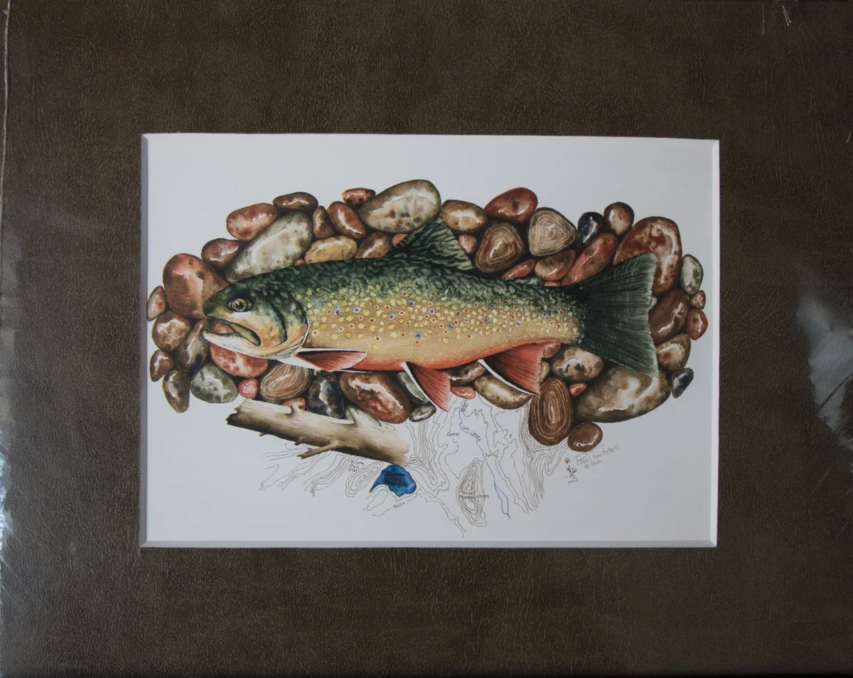 MATTED LITHOGRAPH #MCF33