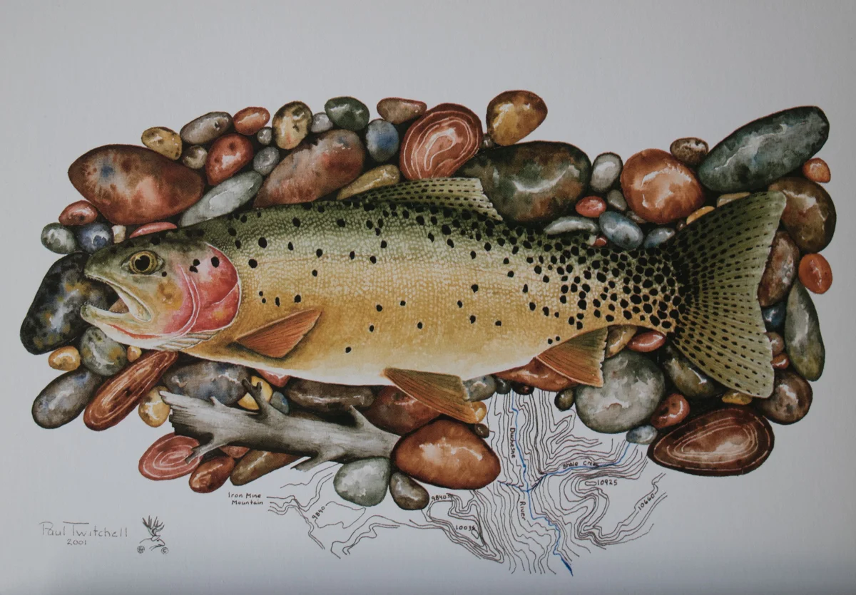 MATTED LITHOGRAPH #MCF37