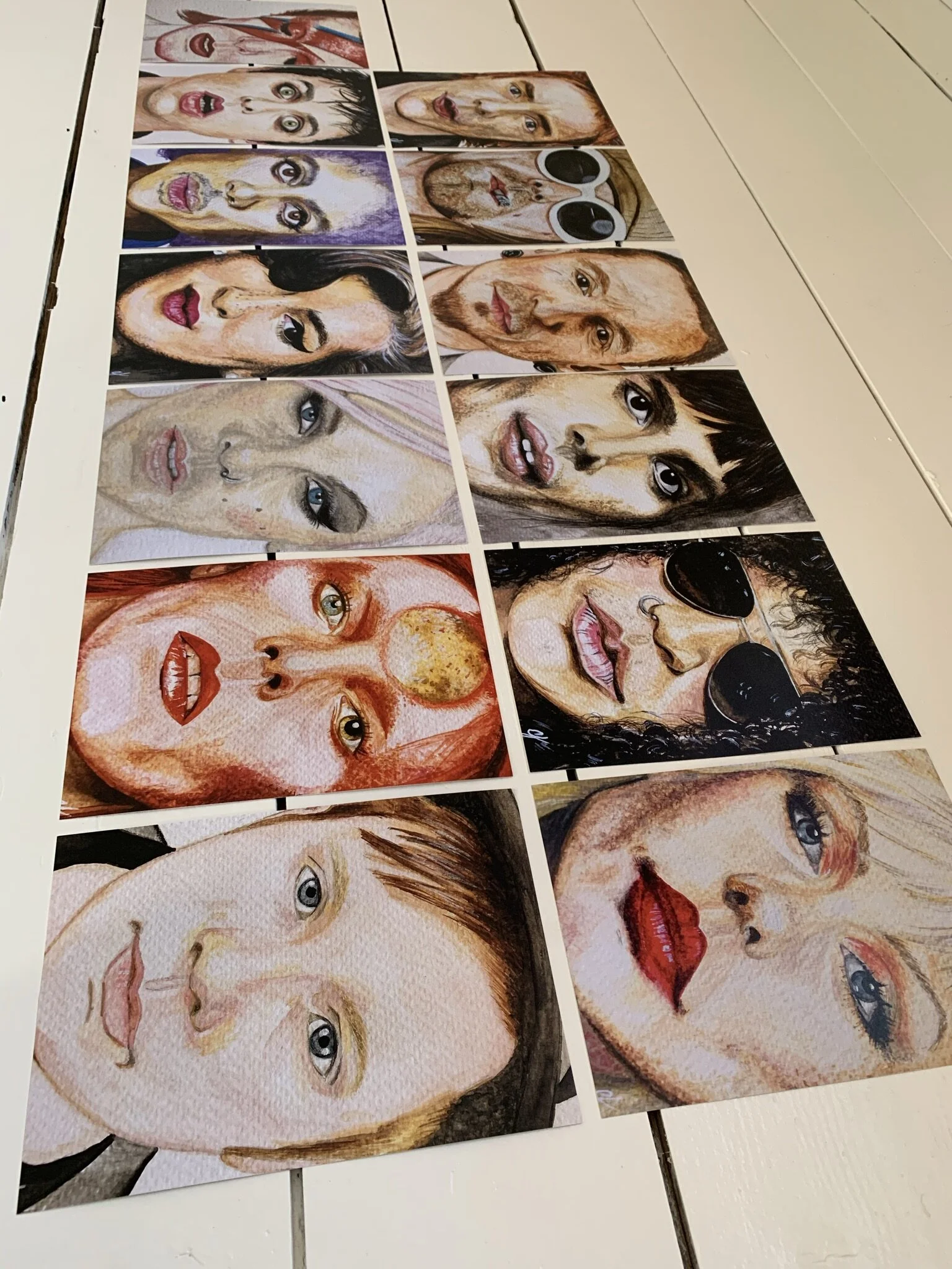 Full set of 13 A5 Icon prints