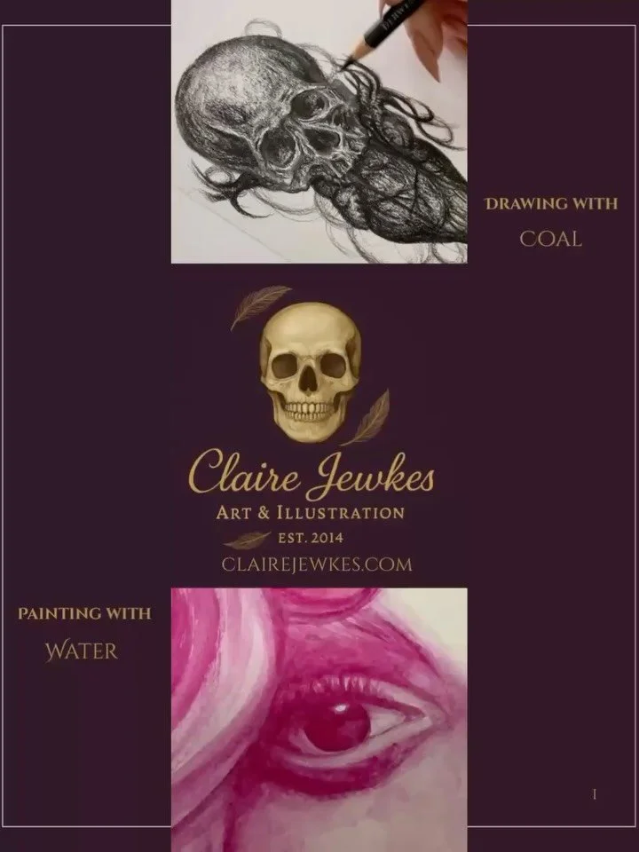 Welcome to my little corner of art and oddities🪶

I&rsquo;m Claire, I paint with water, draw with coal and find stories in every creature that wanders through my work.

Stay a while, explore, and feel the quiet magic in the details. ✨

🪶 clairejewk