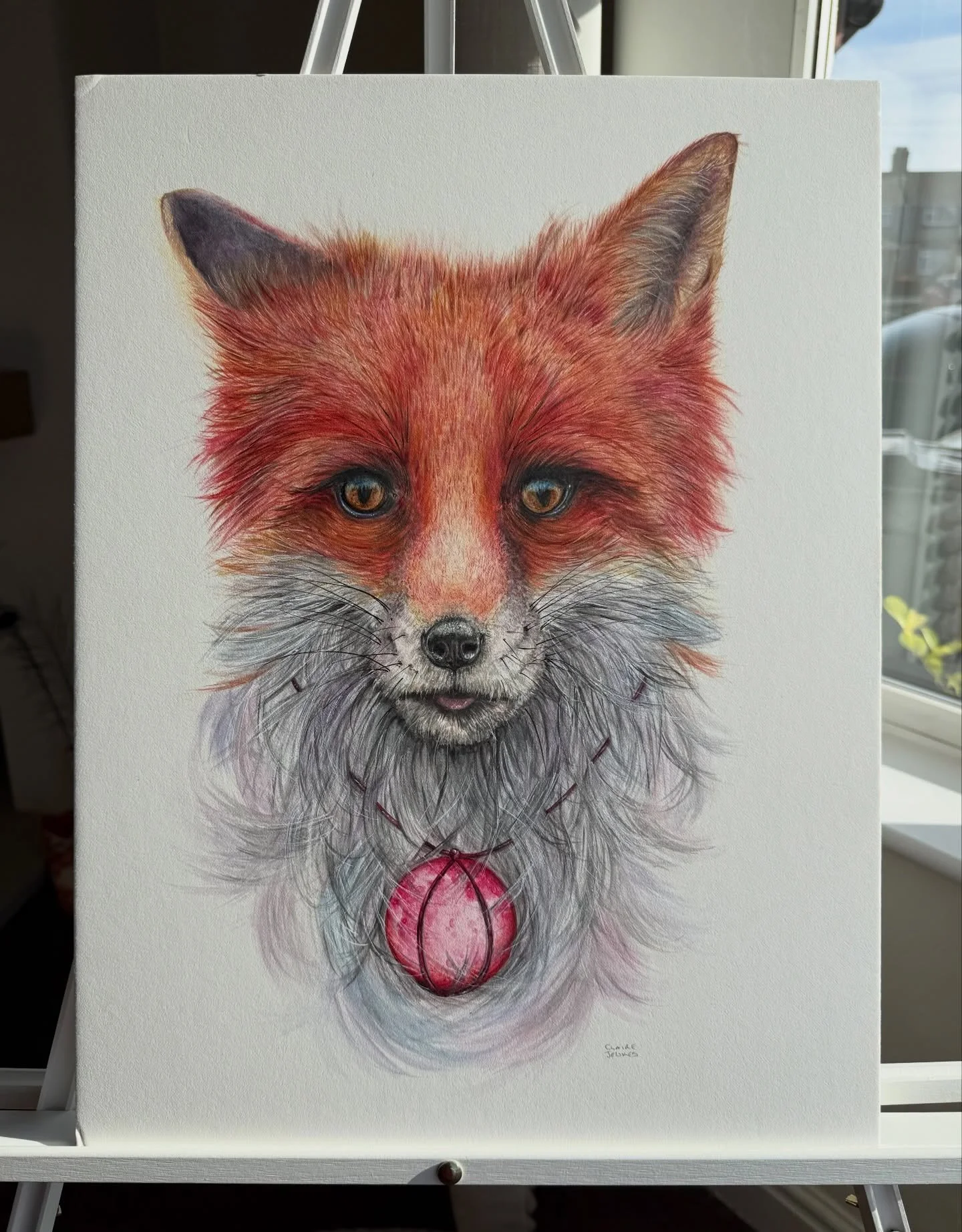 There is a fox that visits my garden, you may have seen, she&rsquo;s been sick this year, I&rsquo;m trying to help her, she takes the medicine I leave, the honey, the nuts and protein, I watch for her at night, if I&rsquo;m lucky she&rsquo;s sat at m