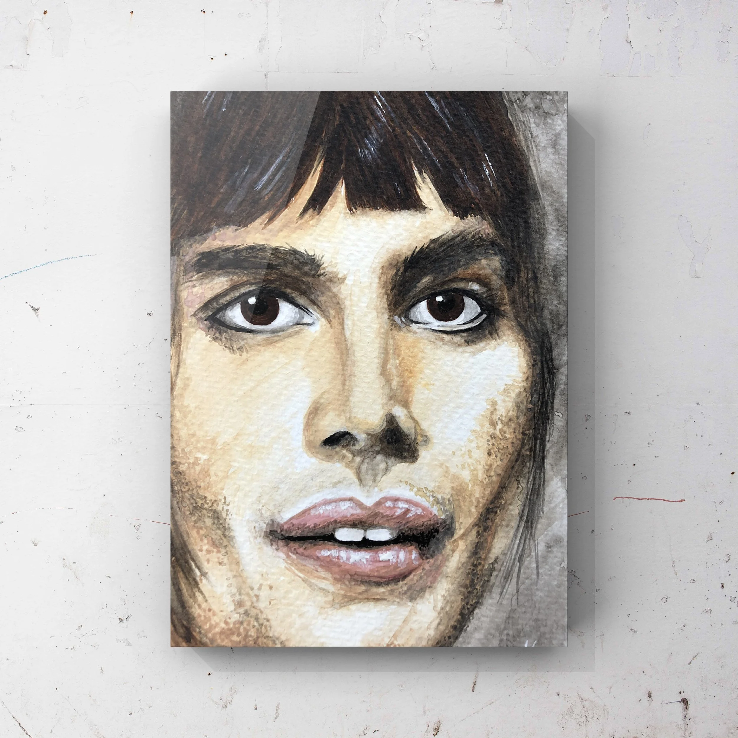 Print - Freddie Mercury Watercolour A5