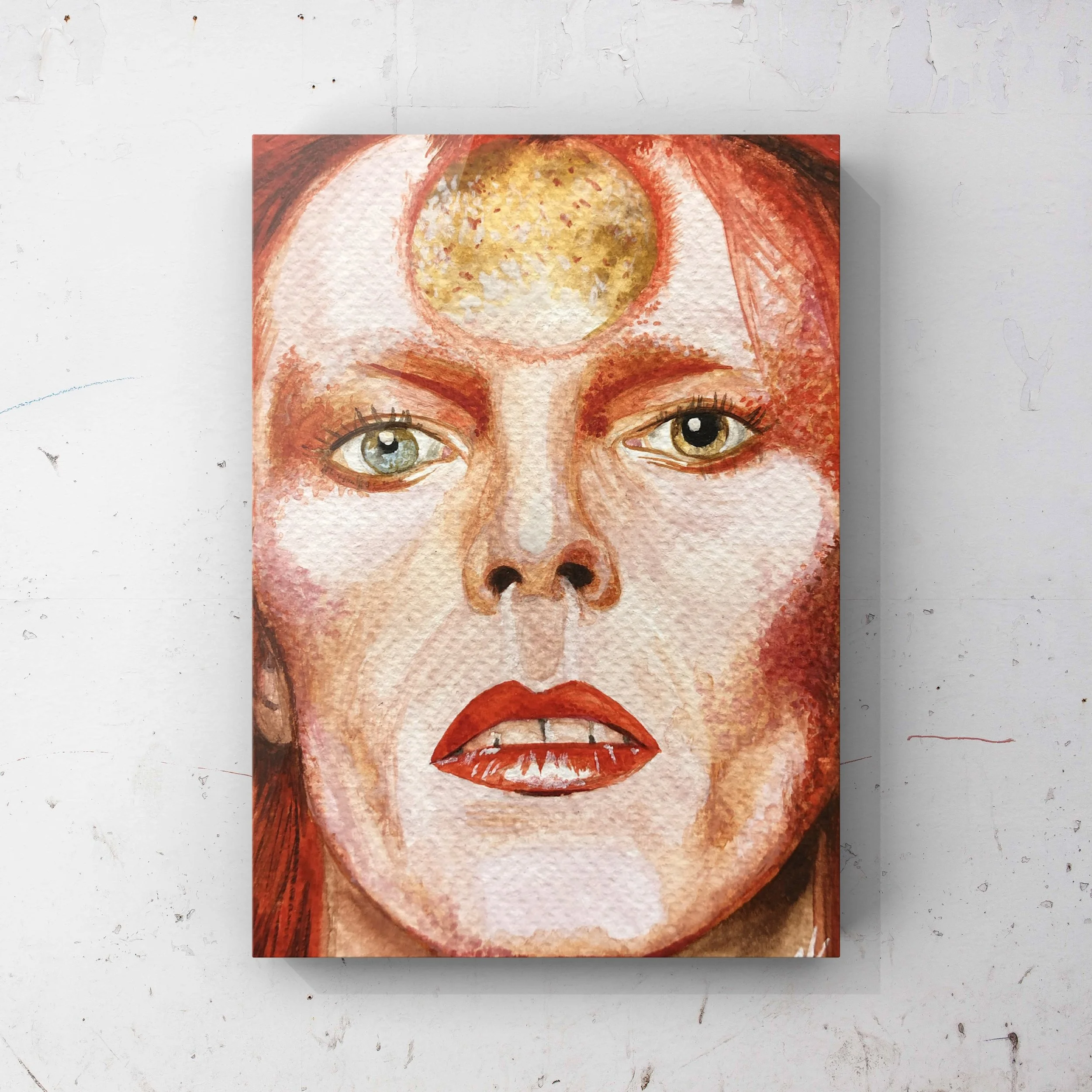 Print - David Bowie Watercolour A5