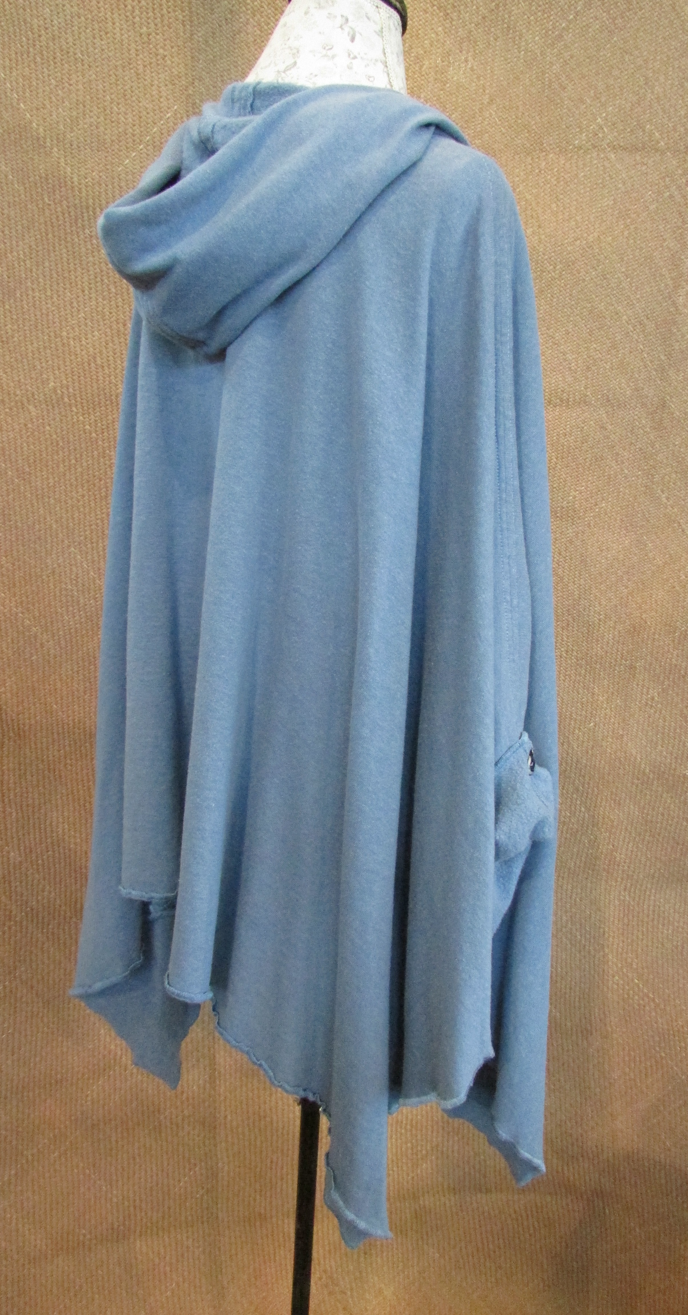 Poncho-blue high tide fleece closed front 1 back.jpg
