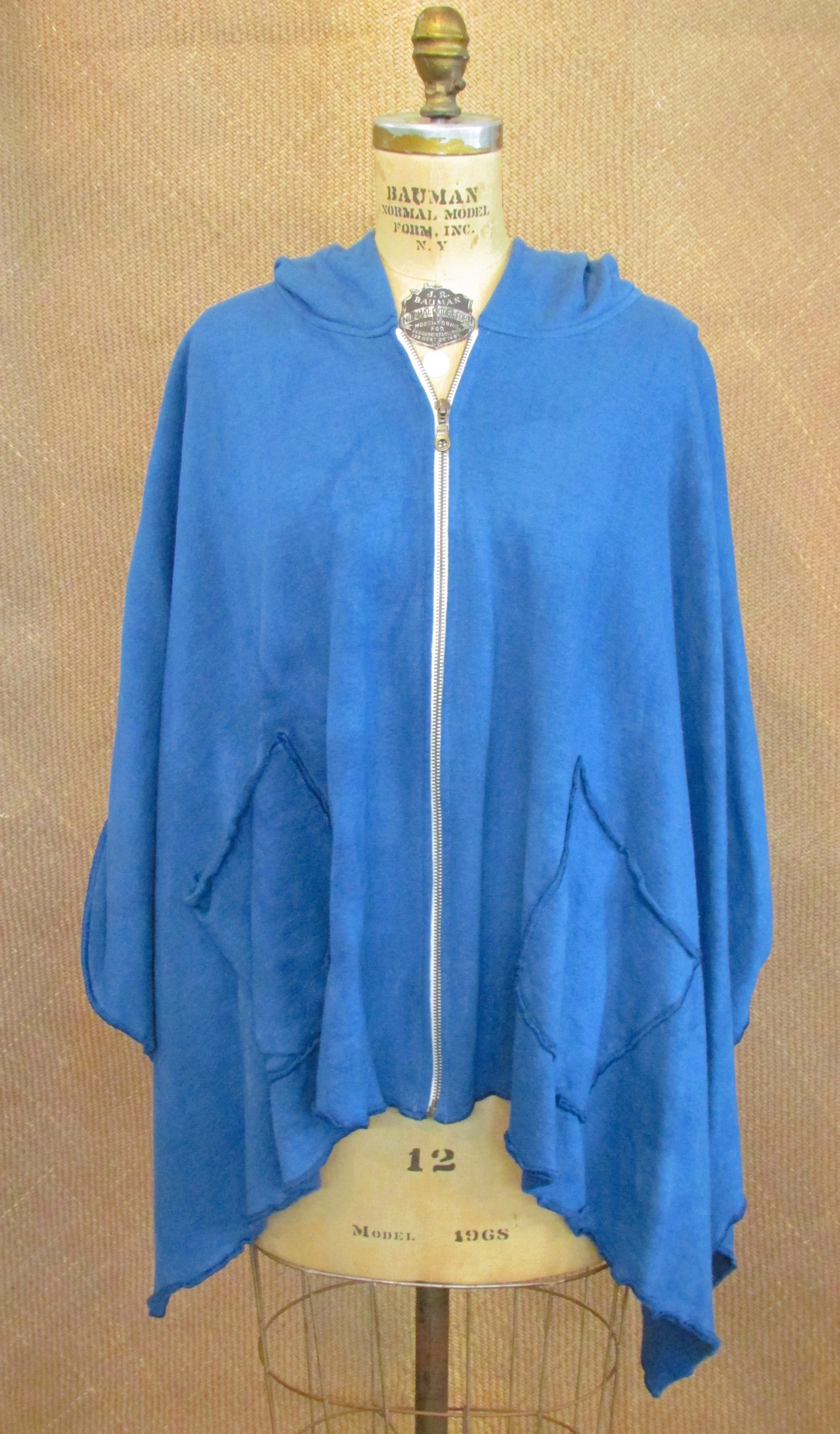 Poncho-tide pool cobalt coconut shell buttons.JPG