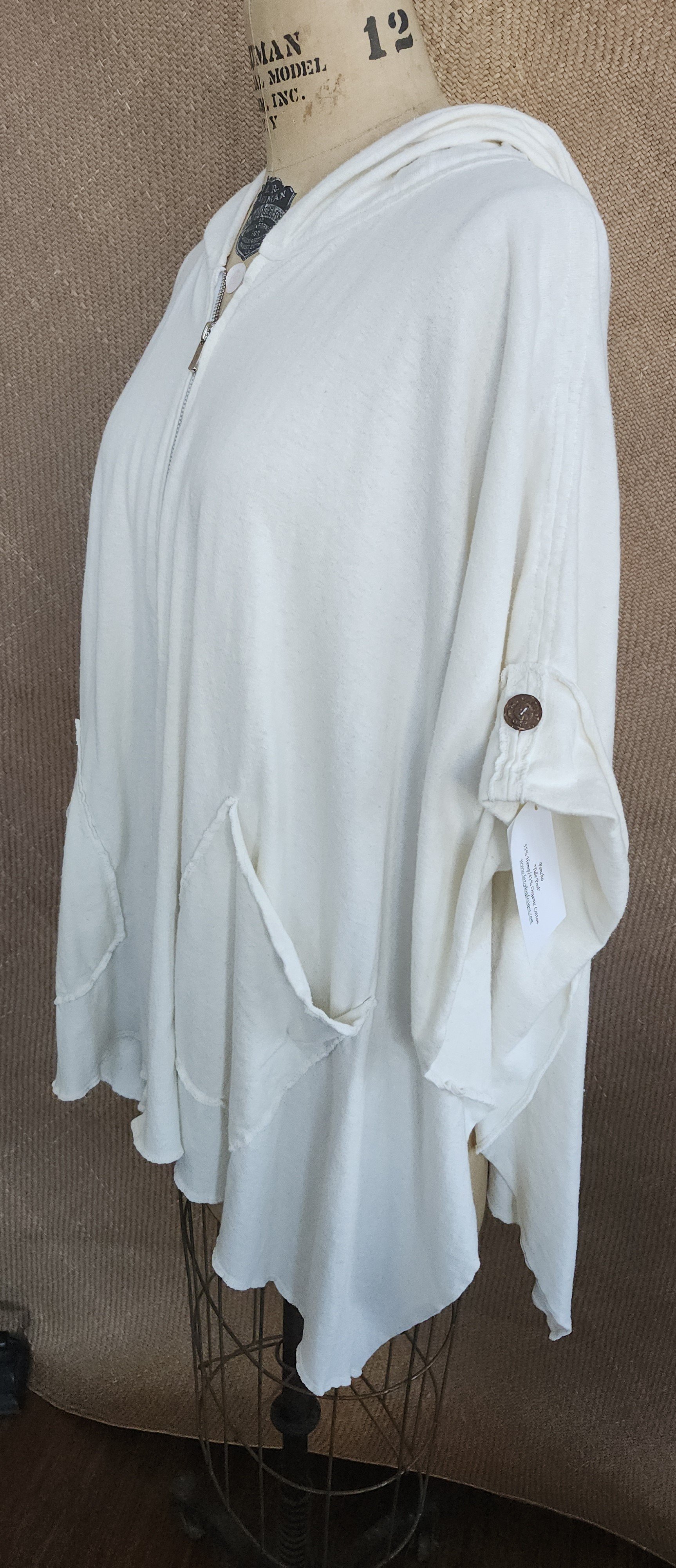 Poncho TP wht lit weight knit coconut button3.jpg