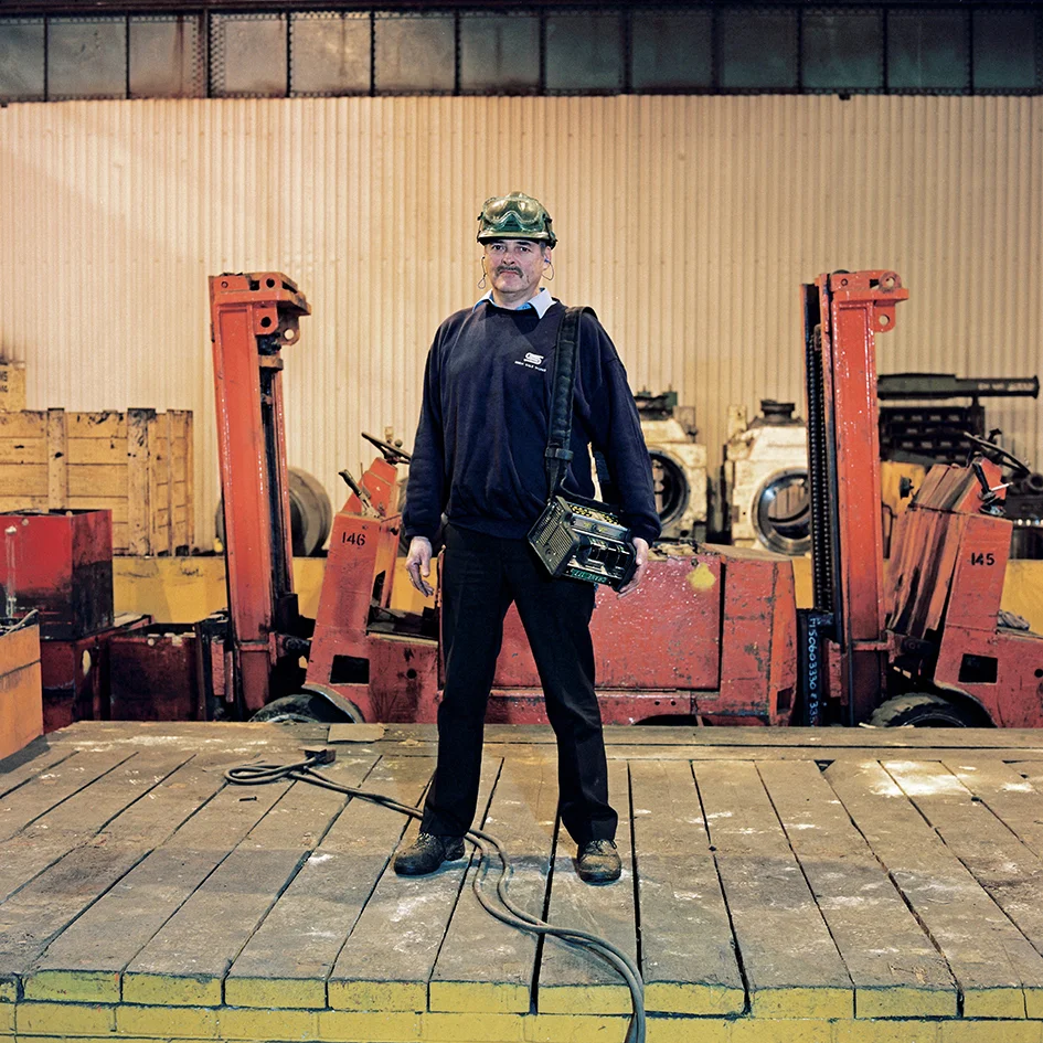Vincent Keane - team leader Double Reduction Mill - 34 years at the Works