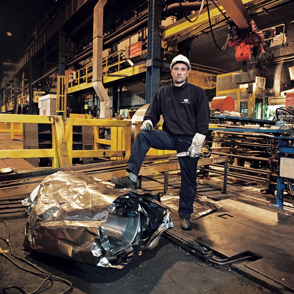 Paul Lewis - Team Leader Temper Mill - 18 years at the Works 