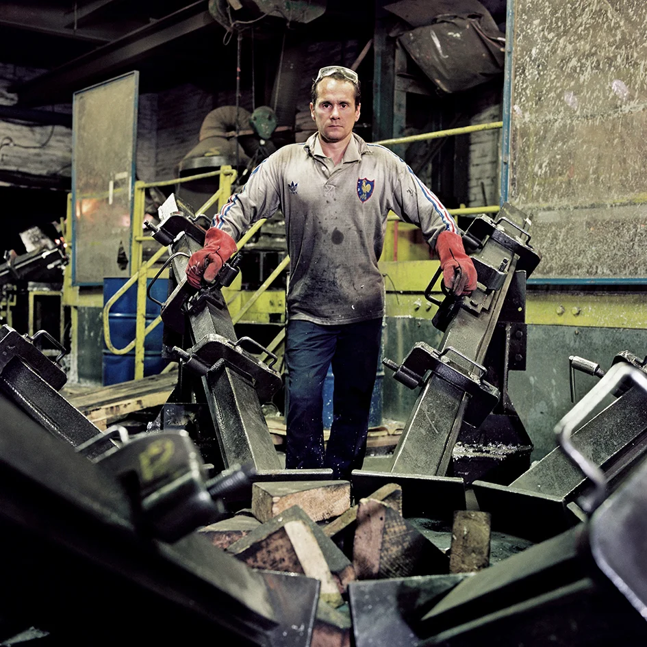 Alan Lewis - Anode Caster - 13 years at the Works