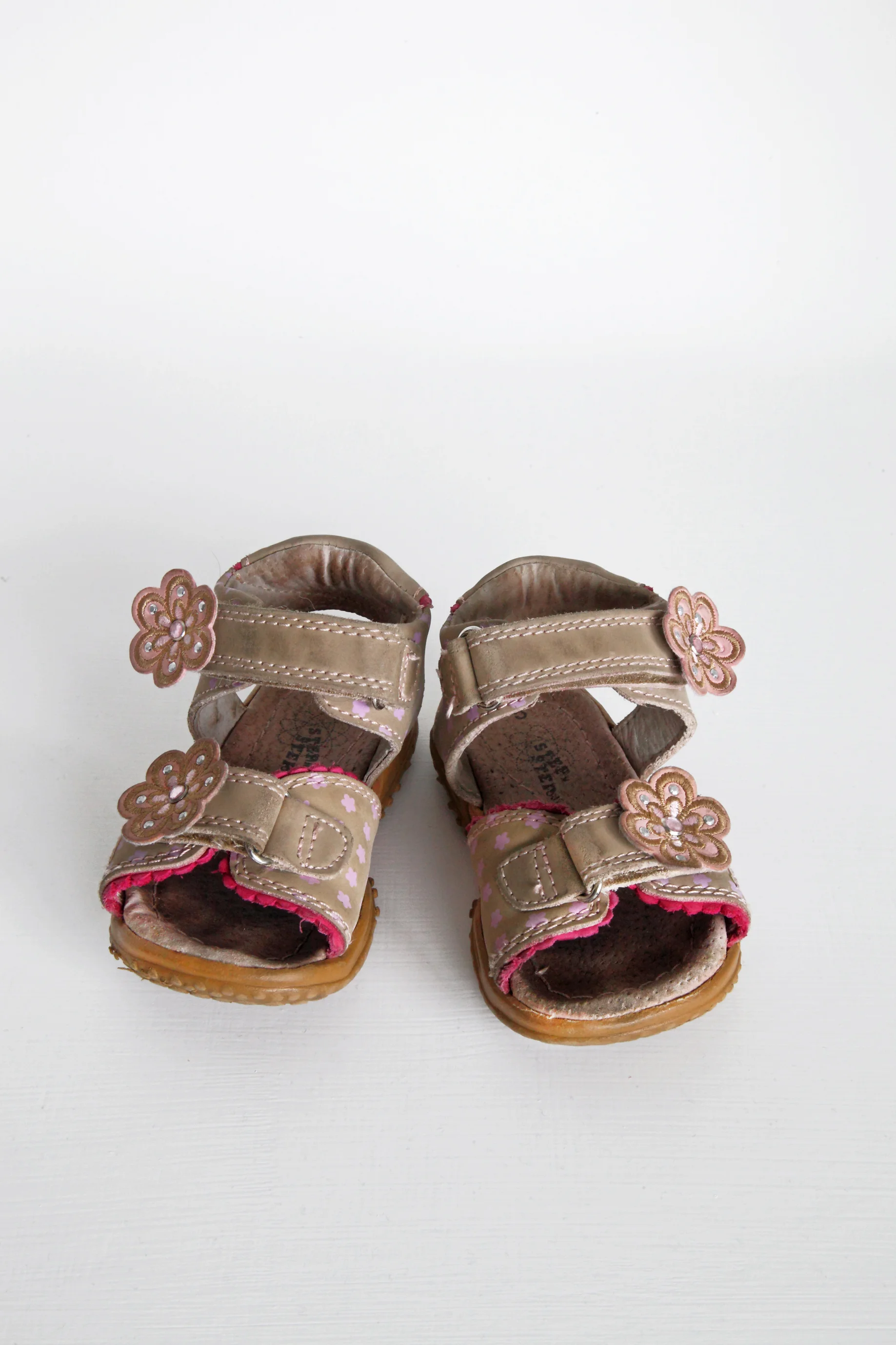 Pink Flower Sandals - Step by Step - Size 5