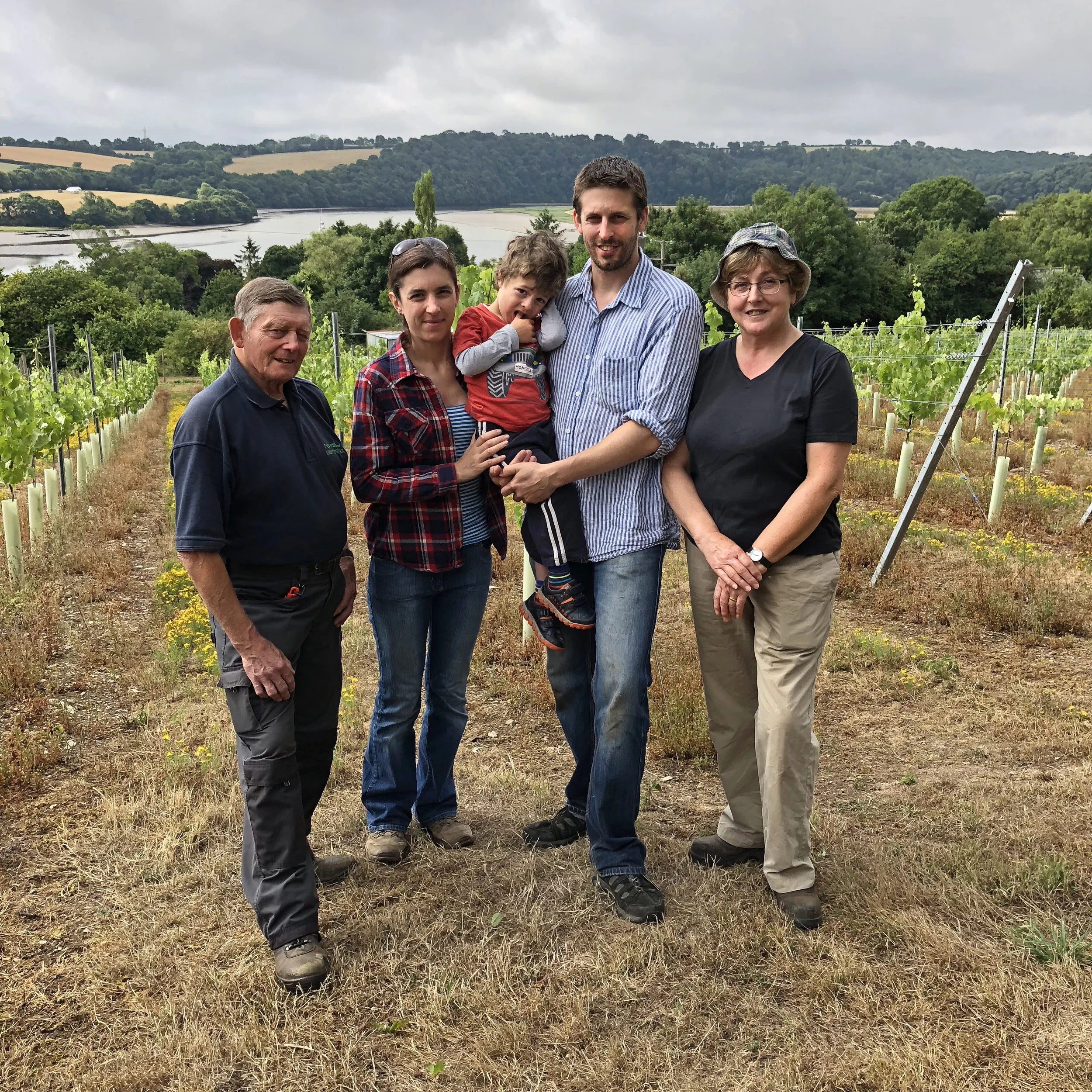  Tamar Valley Vineyard – South Hooe, Devon  Marcus and Heather Williams and Logan, Paula and Dave Williams  Marcus Williams…  Our family have owned this land on the Bere Penisular since 1958. My grandfather was a German prisoner of war who decided to