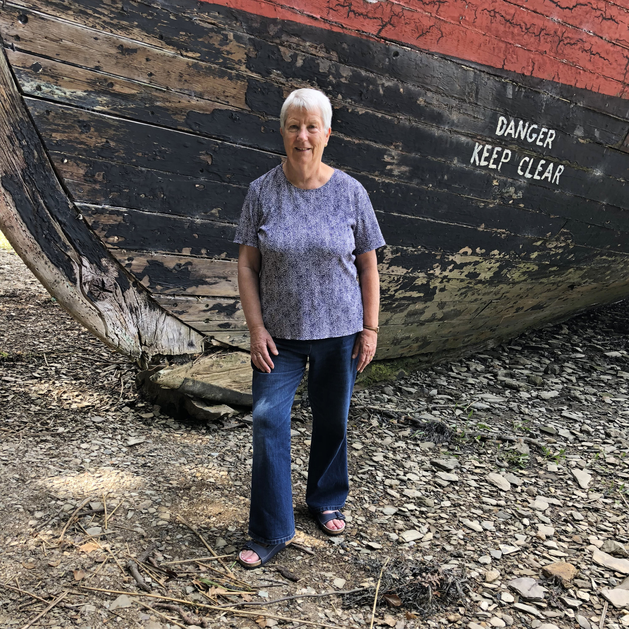  River Tamar – Weir Quay, Devon  Val Anderson - Local Resident  I’ve always lived by this river and I cannot envisage any other way of life. I remember living on a wooden ship called the Merganser, the remnants of which can still be seen here today. 