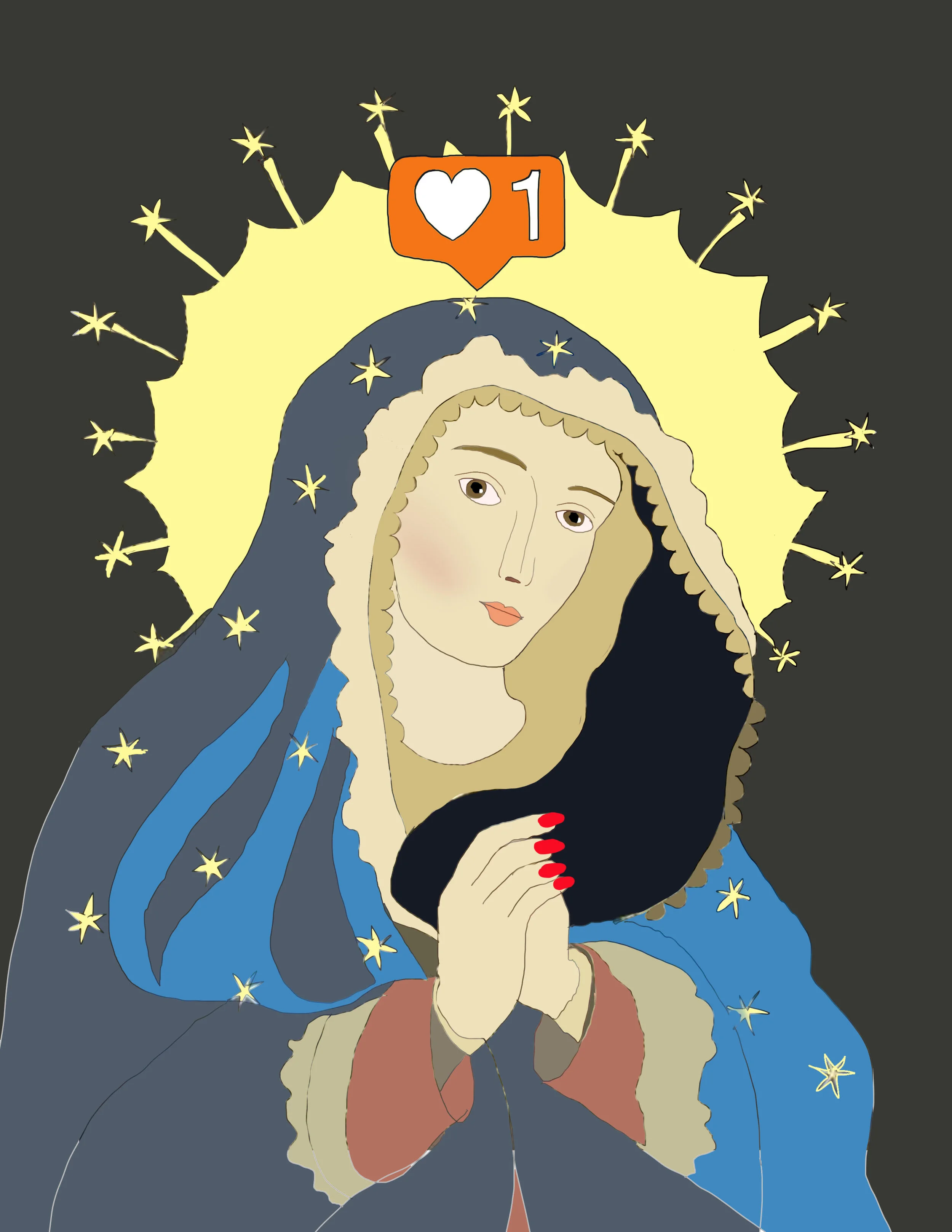 "internet children" print by annie kate jones