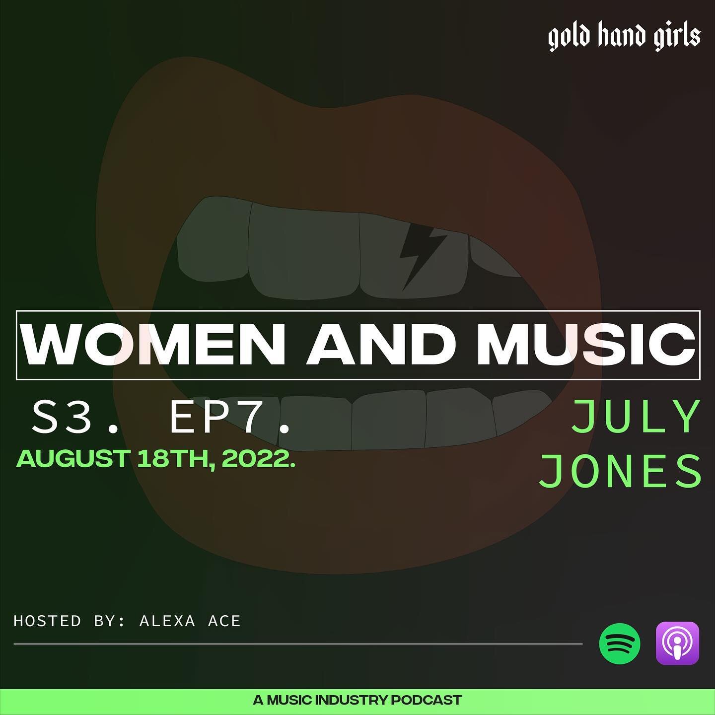 ⚠️ Postponed! ⚠️ S3. EP7. ft. @julyjones now out 8/18 ❤️ July is a mega inspiration for us. Wait until you hear about her tenacity to succeed in music as an immigrant, queer-activist, and multi-talented musician. From Slovenia, to America, to London 