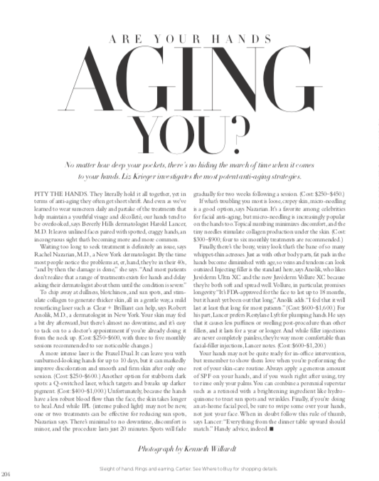 Are Your Hands Aging You?
