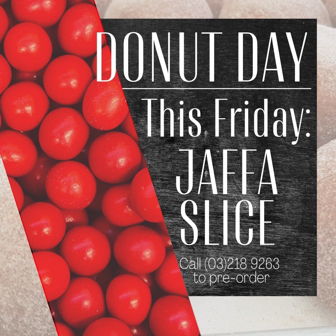 Classic favourite making a comeback!
Jaffa Slice donuts this Friday team!

 #industrycafe #invercargillnz #cafenz #nzcafefood #industrydonuts #cafeinvercargill #mustdoinvercargill #donutday #nzcafe #jaffadonut