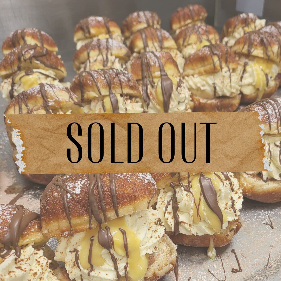 Massive thank you to everyone who pre-ordered donuts this week! We sold out before they had even made it out of the kitchen!

Those of you who have managed to get your hands on donuts this week...enjoy!

Those of you who missed out...we are starting 