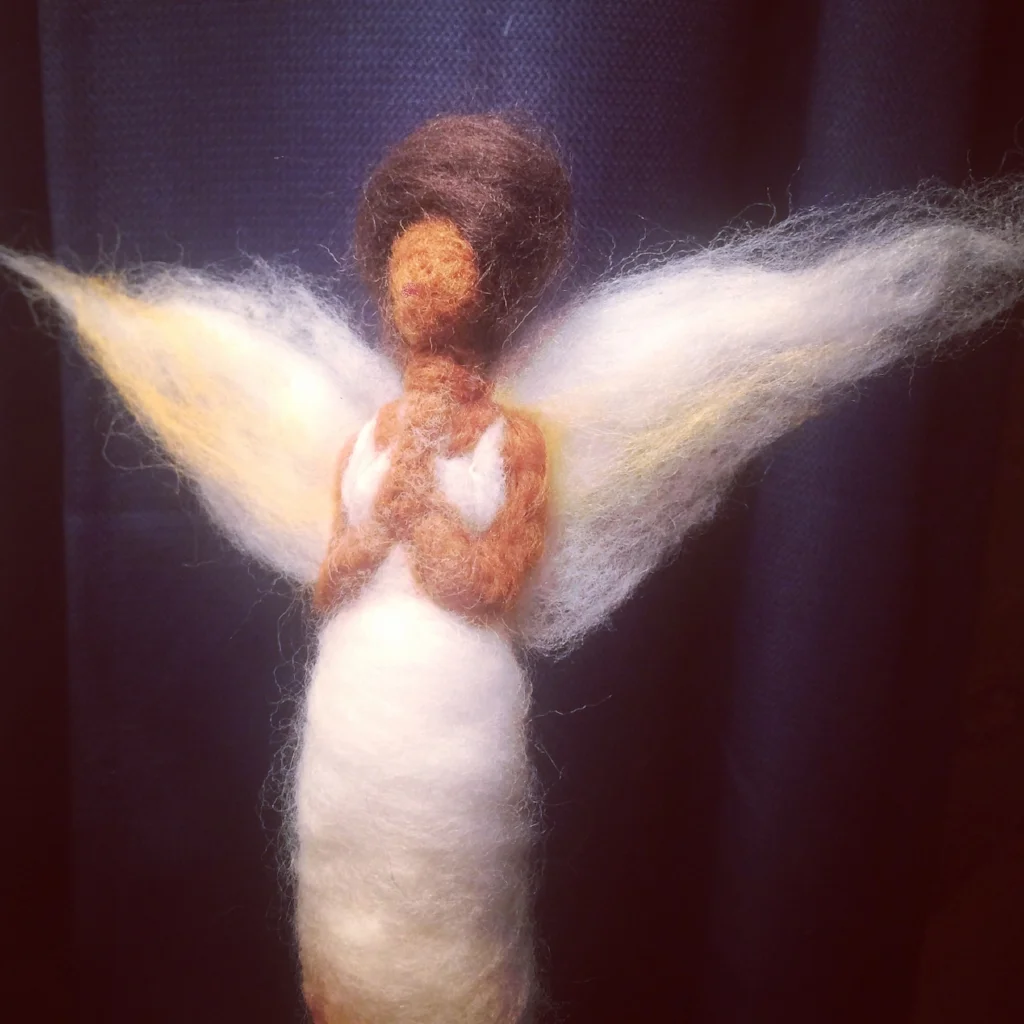 Needle Felted Angels