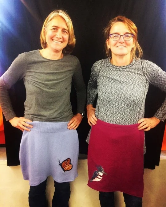 NEEDLE FELTED SWEATER SKIRTS