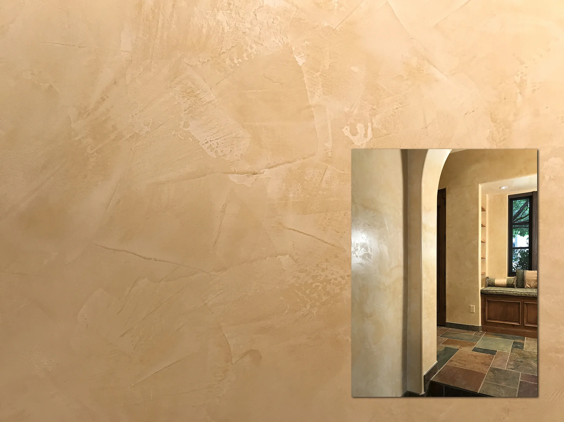 Venetian Plaster for Hallway.