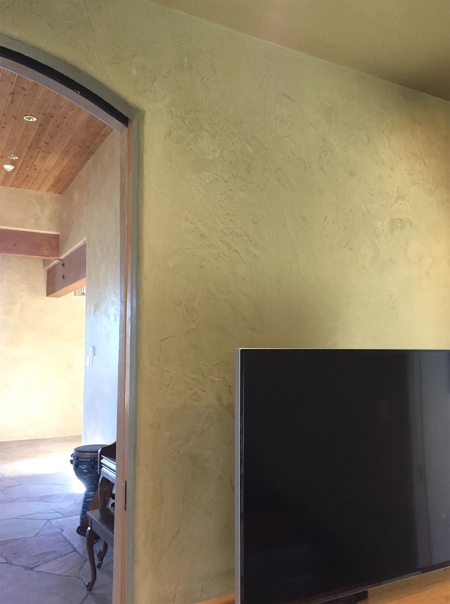 Venetian Plaster for Media Room.