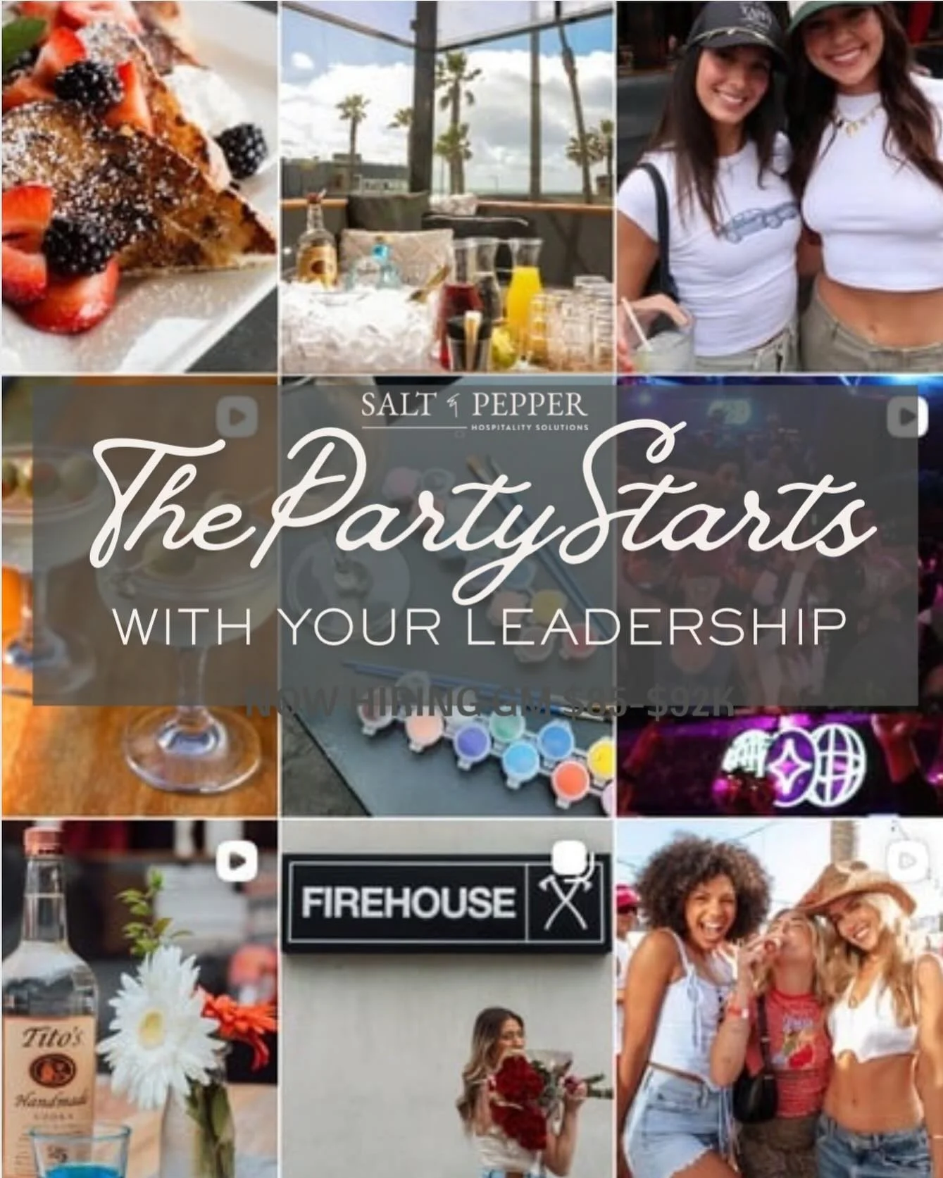 Seeking a professional GM who hosts the party. Salary range $85-$92k plus bonus and amazing perks (like 80% off all of our venues.)

Send your resume to april@sandphospitality.com.

I welcome and reward referrals 🥂