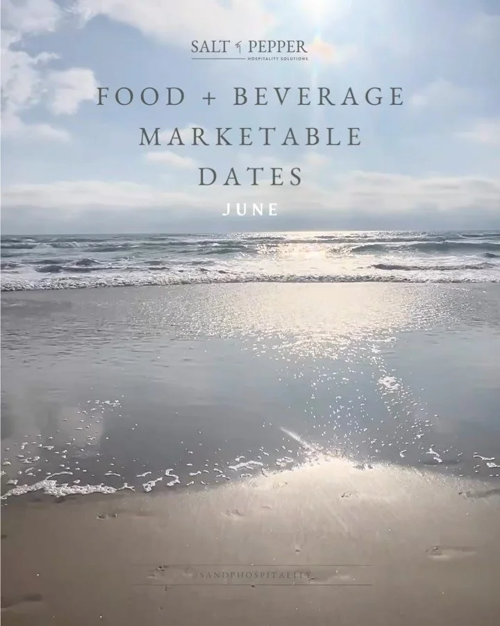 Some F+B Marketable Dates 🗓️