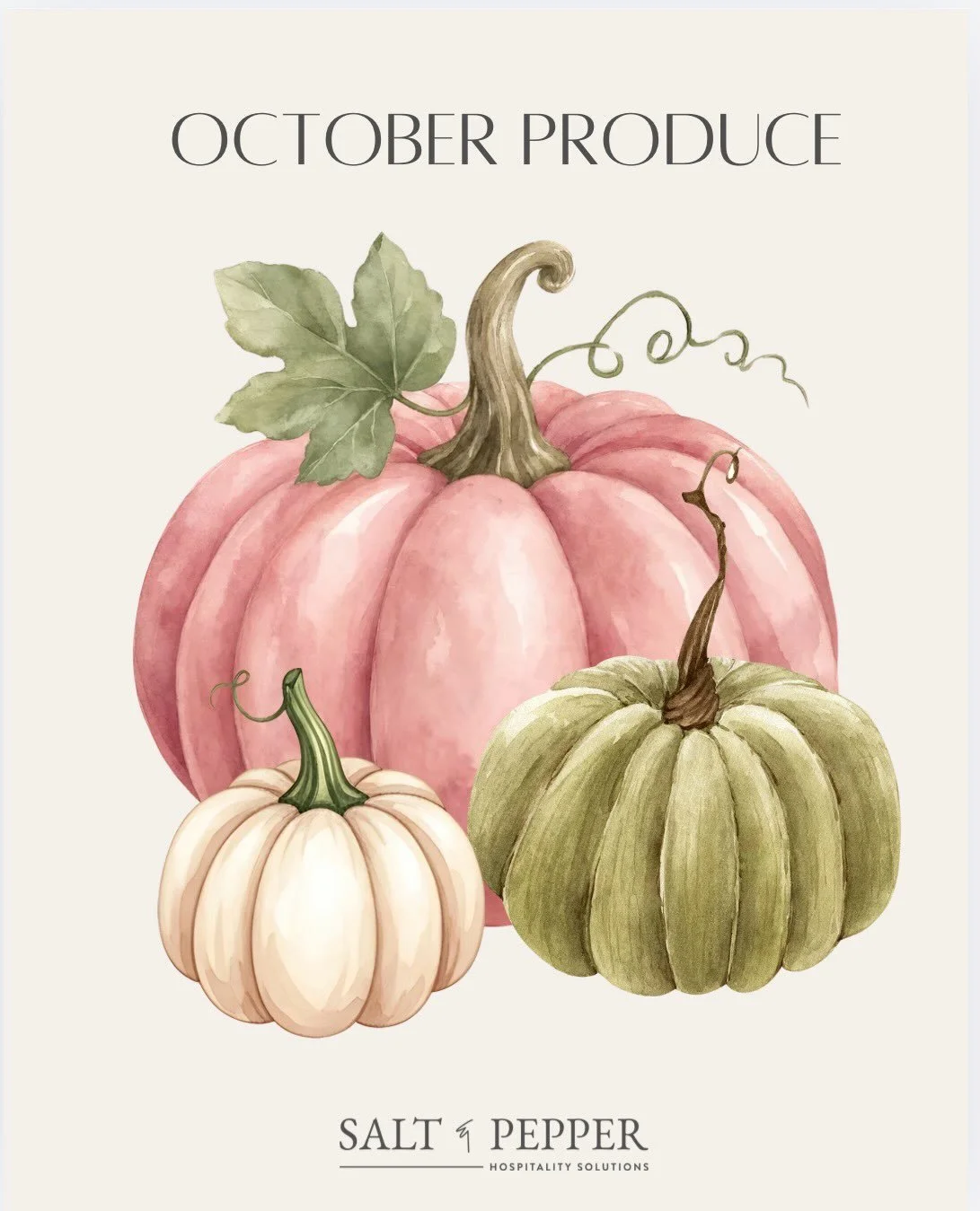 🎃 October Produce 🍎