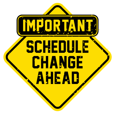 Cardio classes will now be at 8am on Saturday