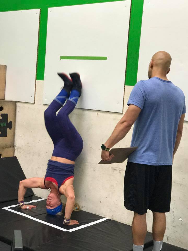 Diane finishing off 17.4