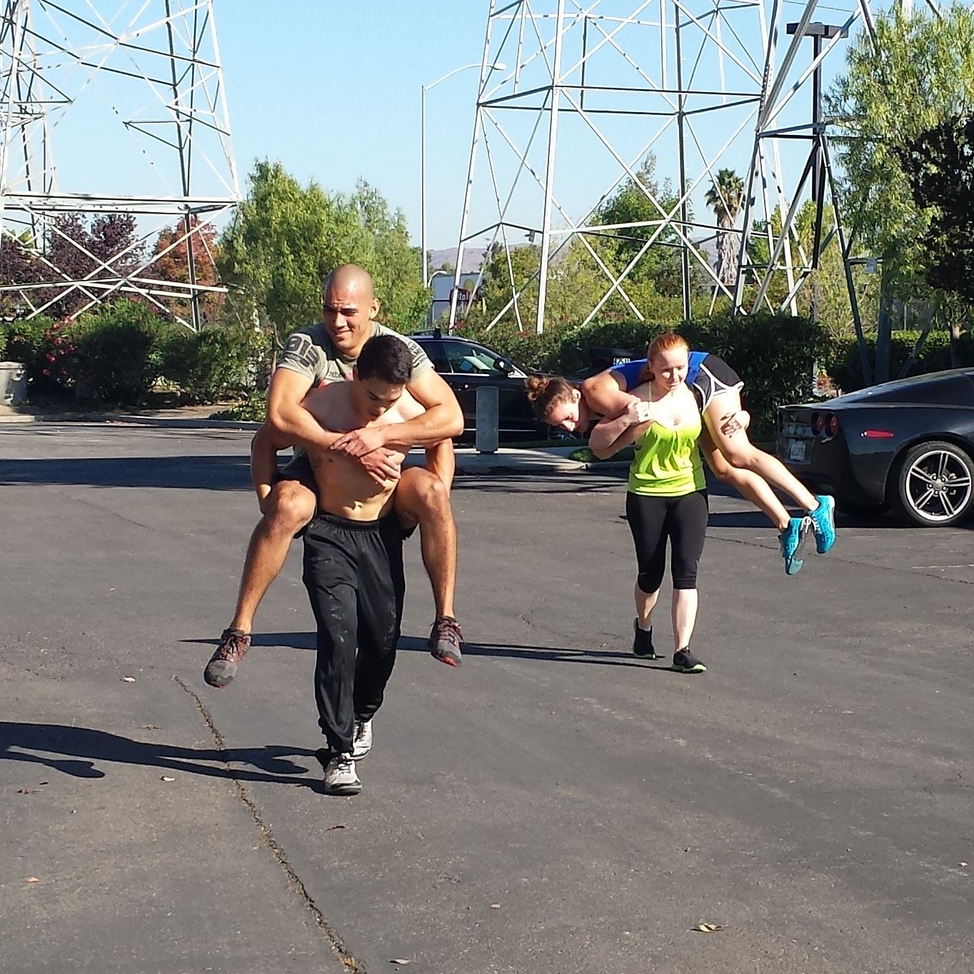 How do you carry a partner?
