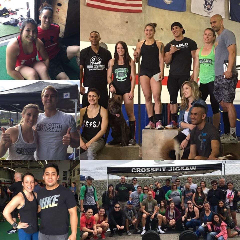 Our 4 team that competed at CrossFit Pleasanton this weekend