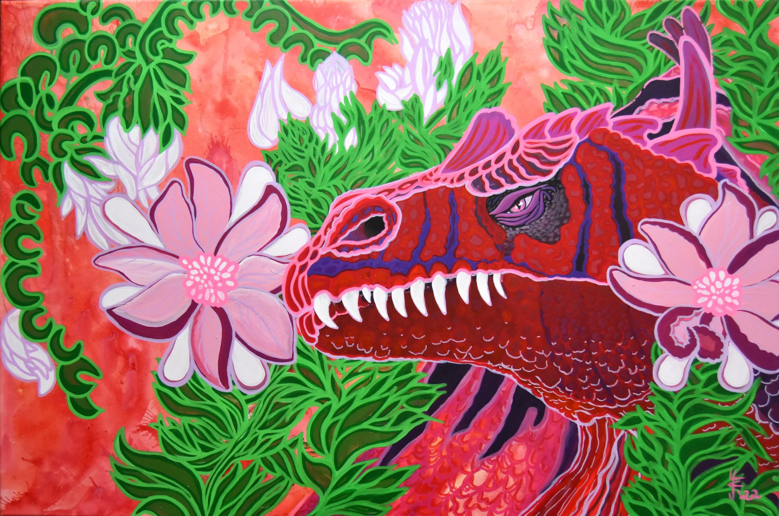 ACROCANTHOSAURUS & MAGNOLIAS